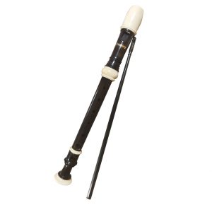 purejoy Soprano Descant Recorder – 8 Hole With Cleaning Rod Cloth Carrying Bag Instruction Music Instrument
