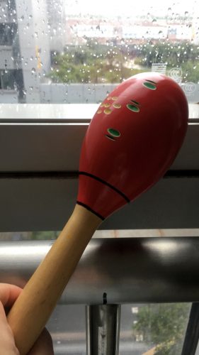 nicebands MARACAS WOOD RUMBA SHAKERS Set of 2 - Latin Hand Percussion With Full, Bright Vibrant Sound Quality and Great Rhythm Toy - Rattle With Party Fun photo review