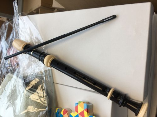 purejoy Soprano Descant Recorder – 8 Hole With Cleaning Rod Cloth Carrying Bag Instruction Music Instrument photo review