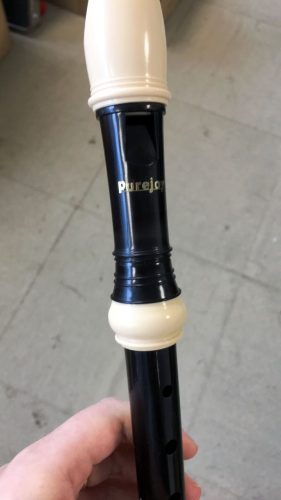 purejoy Soprano Descant Recorder – 8 Hole With Cleaning Rod Cloth Carrying Bag Instruction Music Instrument photo review