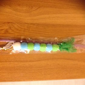 nicebands Cat Dog Chaser Toys, 2in1 Balance Swing Car Toy Stimulate Hunting Instinct Catnip Teaser Toys with Catnip Ball Toys, 2 Pack Cat Stick with Teasing Ball photo review