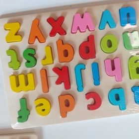 lemonlala Wooden Puzzles for Toddlers,Wooden Alphabet Number Puzzles Toddler Learning Puzzle Toys for Kids Ages 2 3 4 photo review