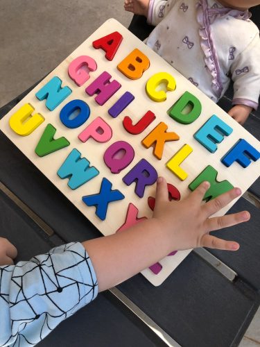 lemonlala Wooden Puzzles for Toddlers,Wooden Alphabet Number Puzzles Toddler Learning Puzzle Toys for Kids Ages 2 3 4 photo review