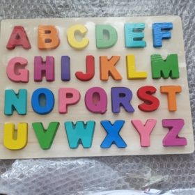 lemonlala Wooden Puzzles for Toddlers,Wooden Alphabet Number Puzzles Toddler Learning Puzzle Toys for Kids Ages 2 3 4 photo review