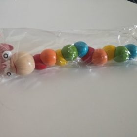 nicebands Toy Caterpillar, Simulation Caterpillar Wooden Twisted Worms Children Early Educational Toys for 1 2 3 Children & Kids Boys and Girls photo review