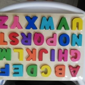 lemonlala Wooden Puzzles for Toddlers,Wooden Alphabet Number Puzzles Toddler Learning Puzzle Toys for Kids Ages 2 3 4 photo review