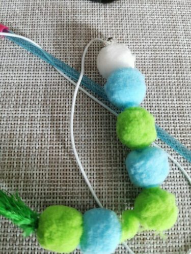 nicebands Cat Dog Chaser Toys, 2in1 Balance Swing Car Toy Stimulate Hunting Instinct Catnip Teaser Toys with Catnip Ball Toys, 2 Pack Cat Stick with Teasing Ball photo review