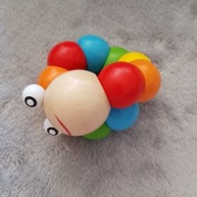 nicebands Toy Caterpillar, Simulation Caterpillar Wooden Twisted Worms Children Early Educational Toys for 1 2 3 Children & Kids Boys and Girls photo review